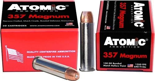 ATOMIC 357 MAG 158GR BONDED - JHP 20RD 10BX/CS