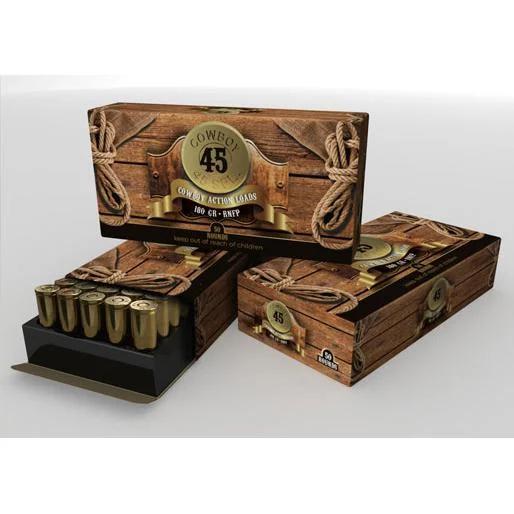 American Cowboy Handgun Ammunition .45 Special 180 gr RNFP 475 fps 50/ct