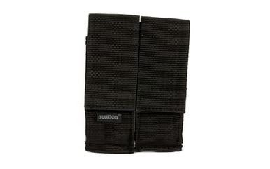 BULLDOG DBL MAG HLDR BLK