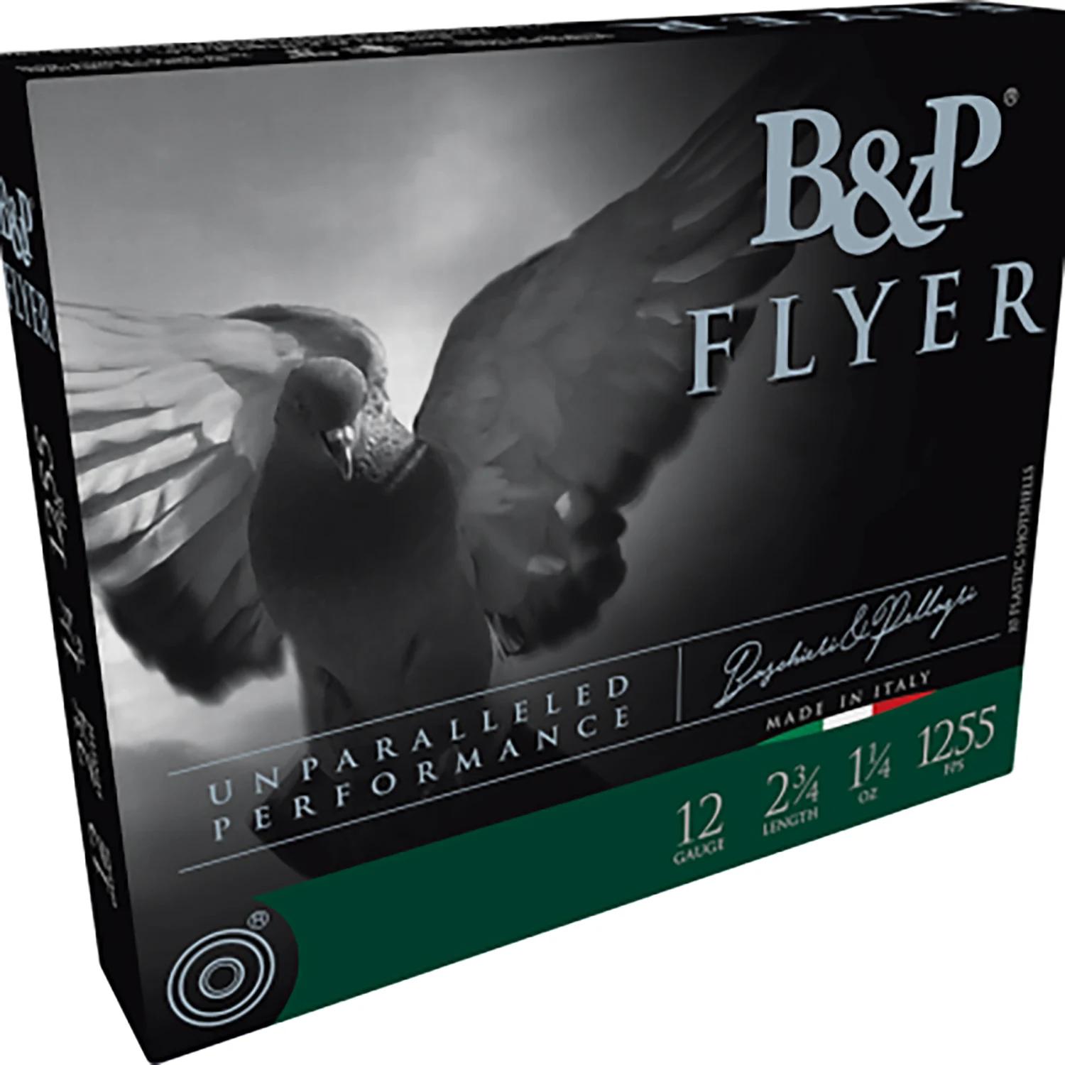 B&P Ammunition 12B14PL8 Competition Flyer  12Gauge 2.75" 1 1/4oz 8Shot 10 Per Box/10 Case