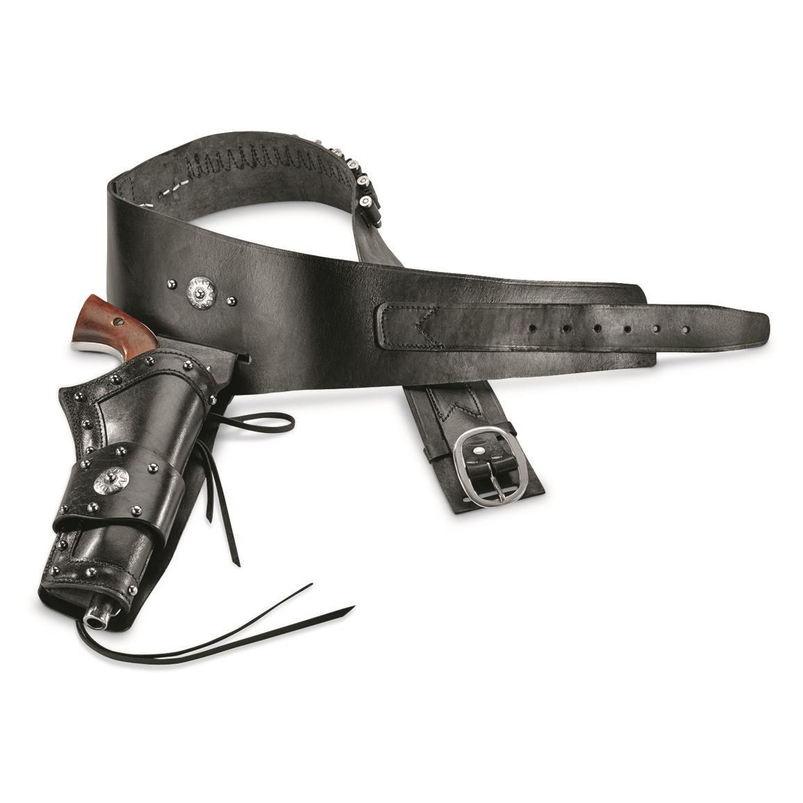 Guide Gear Widowmaker Single Action Leather Holster Belt