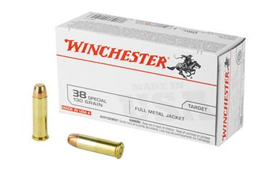 WINCHESTER USA 38SPL 130GR FMJ 50/500