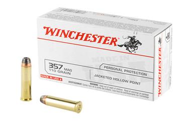 WINCHESTER USA 357MAG 110JHP 50/500