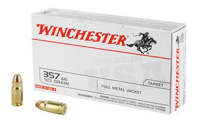 WINCHESTER USA 357SIG 125GR FMJ 50/500