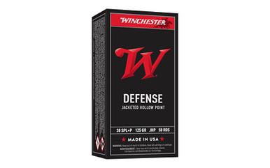 WINCHESTER USA 38SPL+P 125GR JHP 50/500