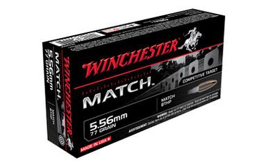 WINCHESTER 5.56MM 77GR MATCH BTHP 20/200