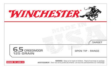 WINCHESTER USA 6.5CREED 125GR JHP 20/200
