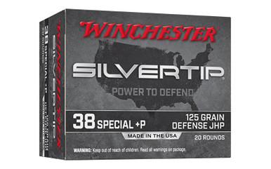 WINCHESTER SLVRTIP 38SPL+P 125GR JHP 20/200