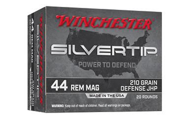 WINCHESTER SILVERTIP 44 REM MAG 210 GR JHP