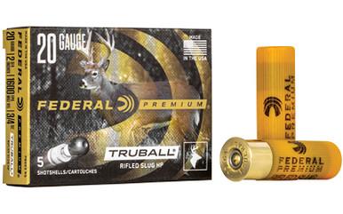 FEDERAL PRM 20GA 2.75 RIFLED SLUG 5/250