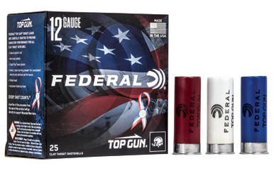 FEDERAL TOP GUN 12GA 2.75 #8 RWB 25/250