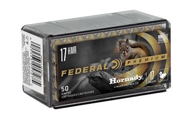 FEDERAL PRM 17HMR 17GR V-MAX 50/3000