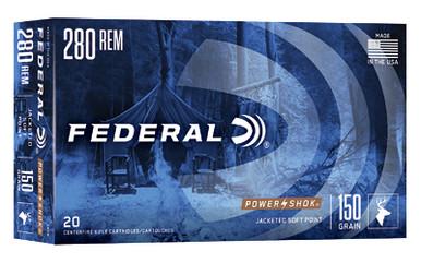 FEDERAL PWRSHK 280REM 150GR SP 20/200