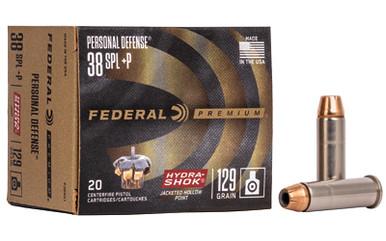 FEDERAL HYDRA-SHOK 38+P 129GR HP 20/500