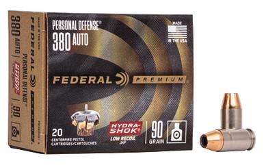 FEDERAL PD HYDRA-SHK 380ACP 90GR 20/200