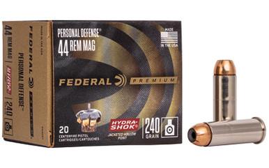 FEDERAL HYDRA-SHOK 44MAG 240GR 20/500