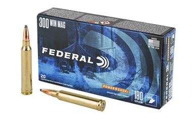 FEDERAL PWRSHK 300WIN 180GR SP 20/200