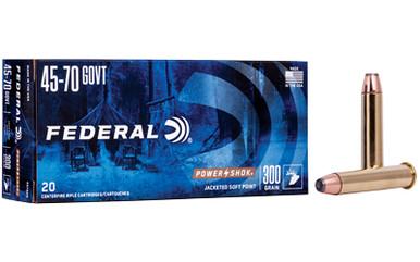 FEDERAL PWRSHK 45-70 300GR SPR FN 20/200