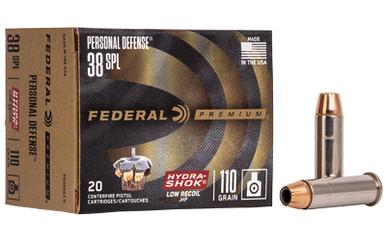 FEDERAL PD HYDRA-SHK 38SPL 110GR 20/200