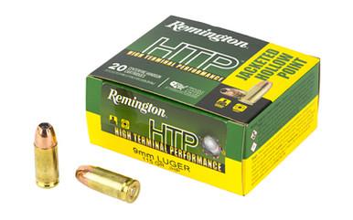 REMINGTON 9MM LUGER 115GR JHP 20/500