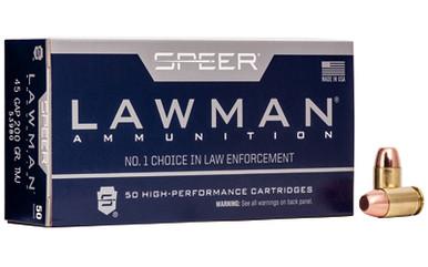 SPEER LAWMAN 45GAP 200GR TMJ 50/1000