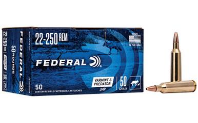 FEDERAL AM EAGLE V&P 22-250 50GR 50/250