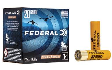 FEDERAL SPEED SHOK 20GA 3 #4 25/250
