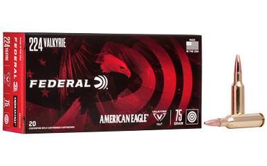 FEDERAL AM EAGLE 224VLK 75GR TMJ 20/200