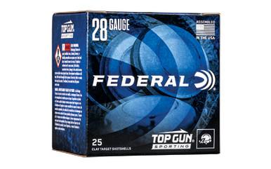 FEDERAL TOP GUN 28GA 2.75 #7.5 25/50