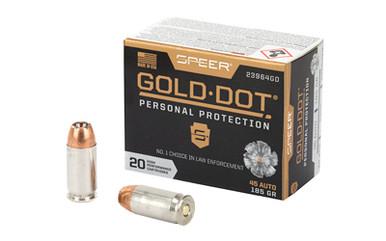 SPEER GOLD DOT 45ACP 185GR HP 20/200