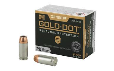 SPEER GOLD DOT 45ACP 230GR HP 20/200
