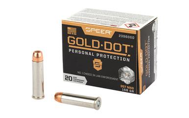 SPEER GOLD DOT 357MAG 158GR HP 20/200