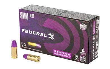 FEDERAL AE 9MM 124GR TRN MTCH TSJ 50/500