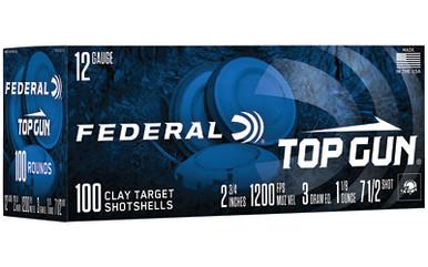 FEDERAL TOP GUN 12GA 2.75 #7.5 100/200