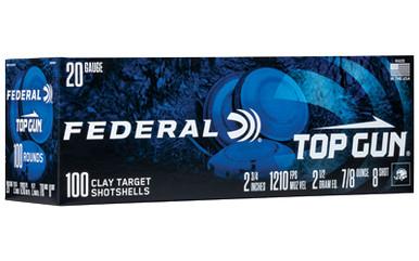FEDERAL TOP GUN 20GA 2.75 #8 100/200