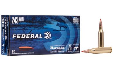 FEDERAL V&P 243WIN 75GR V-MAX 20/200