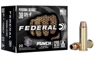 FEDERAL PUNCH 38 SPL 120GR JHP 20/200
