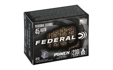 FEDERAL PUNCH 45ACP 230GR JHP 20/200