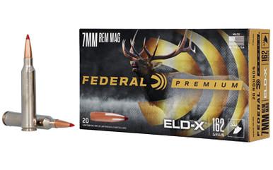 FEDERAL PREM 7MMREM 162GR ELDX 20/200