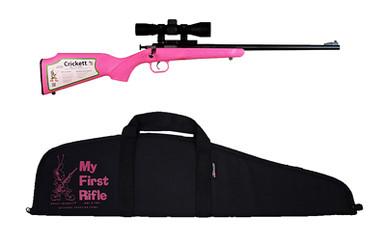 KEYSTONE SPORTING ARMS, KSA CRICKETT G2 22LR PNK SYN BSC PKG, 22 LR