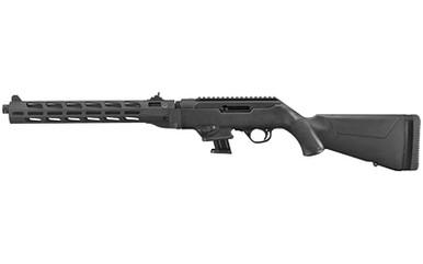 RUGER, RUGER PC 9MM 16 10RD BL THRD MLOK, 9MM