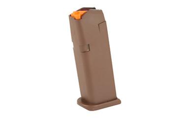 GLOCK, MAG GLOCK OEM 19 9MM 15RD FDE PKG, 9MM