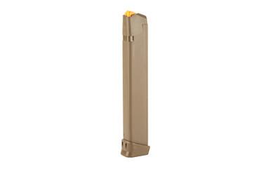 GLOCK, MAG GLOCK OEM 17/34 9MM 33RD FDE PKG, 9MM