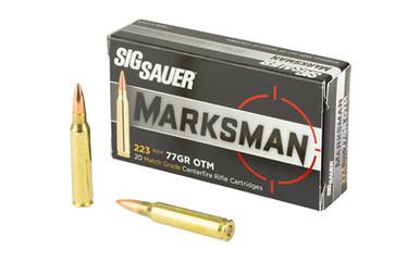 SIG AMMO 223REM 77GR OTM 20/500