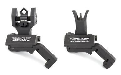 TROY INDUSTRIES, TROY FLDNG M4 FRNT OFFSET SGHT BLK